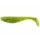Fishup Wizzle Shad 5"  #026 - Flo chartreuse/green