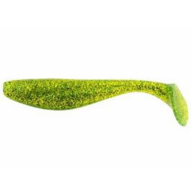 Fishup Wizzle Shad 5"  #026 - Flo chartreuse/green