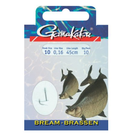 Gamakatsu Bream előkötött horog #16