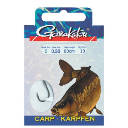 Gamakatsu Carp előkötött horog #10