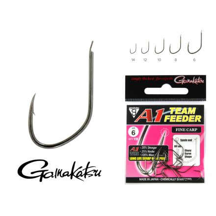 Gamakatsu A1 Team Feeder Fine Carp - #6