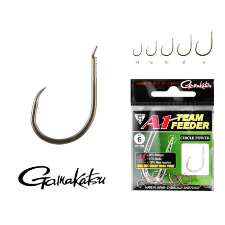 Gamakatsu A1 Team Feeder Circle Power  - #6