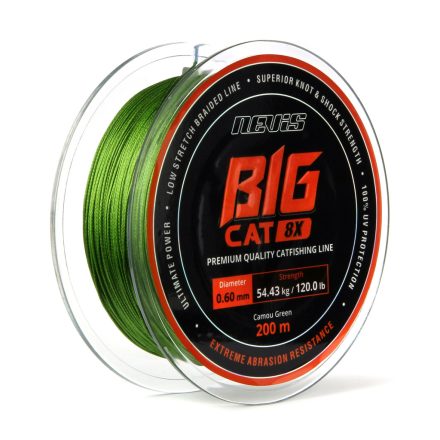 Nevis Big Cat 200m 0.80mm fonott zsinór