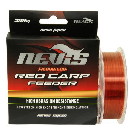 Nevis Red Carp Feeder 300m 0.18mm monofil zsinór