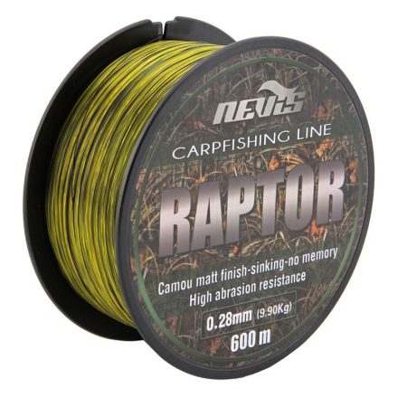 Nevis Raptor 600m 0.28mm monofil zsinór