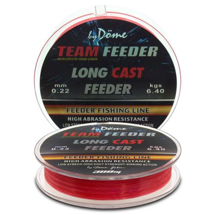By Döme Team Feeder Long Cast 300m 0.18mm monofil zsinór