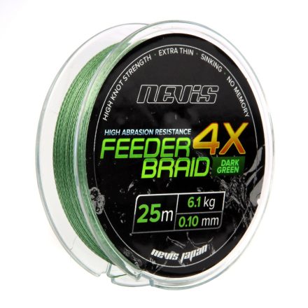 Nevis Feeder Braid 0.10mm 25m fonott előkezsinór