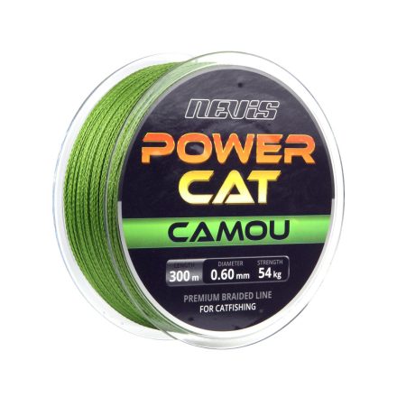 Nevis Powercat Camou 300m 0.45mm fonott zsinór