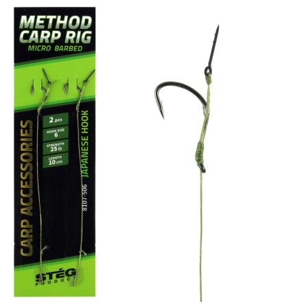 Stég Method Carp előke tüskével 10cm #10 