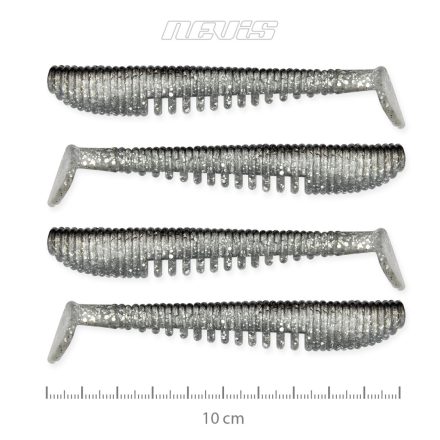 Nevis Impulse Shad 10cm - Flash bleak