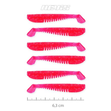 Nevis Impulse Shad 6,3cm - Japanese red