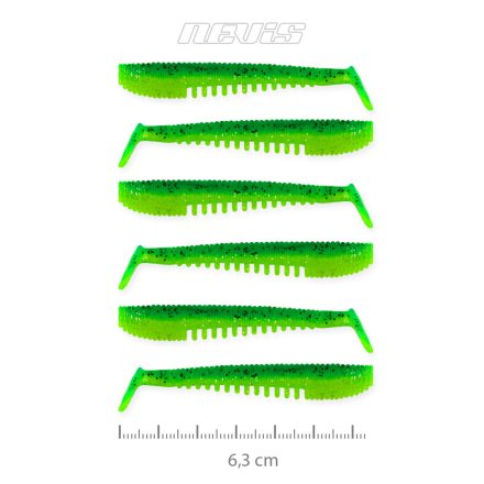 Nevis Impulse Shad 6,3cm - Poison green