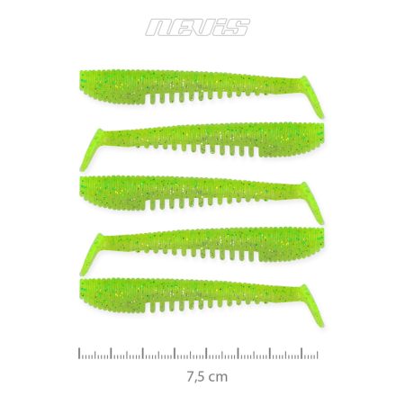 Nevis Impulse Shad 7,5cm - Flash chartreuse
