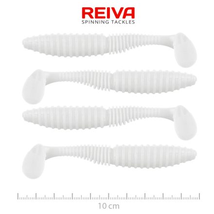 Reiva Zander Power Shad 10cm - Classic white