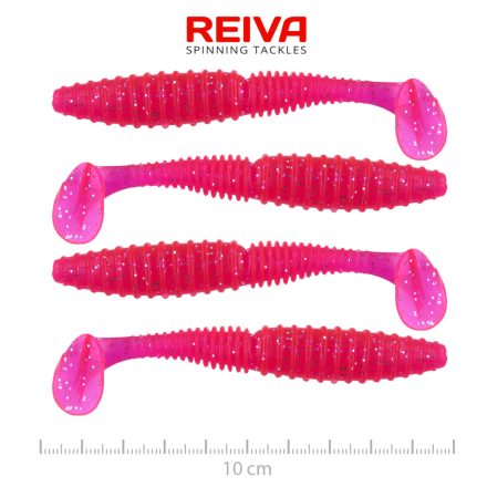 Reiva Zander Power Shad 10cm – Japanese red