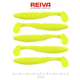 Reiva Zander Power Shad 8cm – Lemonade