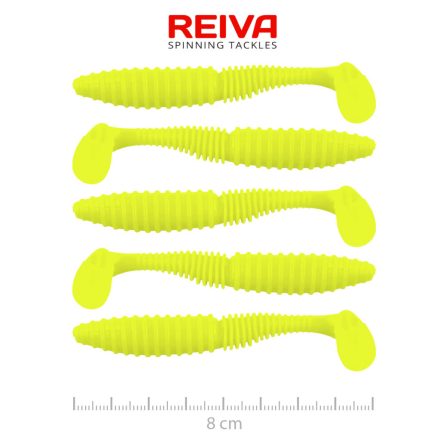 Reiva Zander Power Shad 8cm – Lemonade