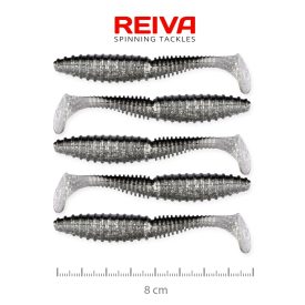 Reiva Zander Power Shad 8cm – Flash bleak