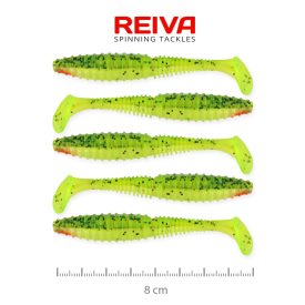 Reiva Zander Power Shad 8cm – Watermelon