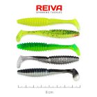 Reiva Zander Power Shad 8cm – 5 szín