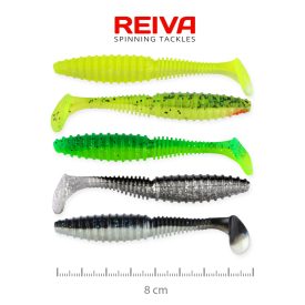 Reiva Zander Power Shad 8cm – 5 szín