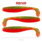 Reiva Flat Minnow shad 12,5cm - Crazy tomato