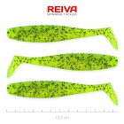 Reiva Flat Minnow shad 12,5cm - Poppy green