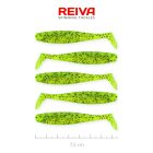 Reiva Flat Minnow shad 7,5cm - Poppy green