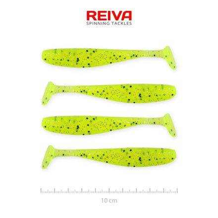 Reiva Flash Shad 10cm - Poppy green