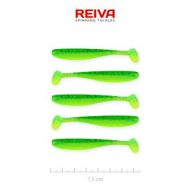Reiva Flash Shad 7,5cm - Poison green