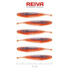 Reiva Tiny Worm 6cm – Orange Disco