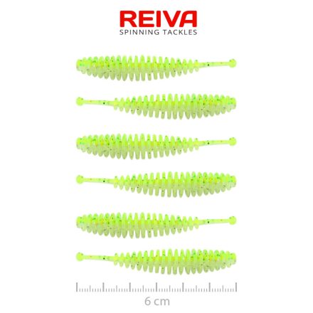 Reiva Tiny Worm 6cm – Flash Chartreuse