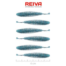 Reiva Tiny Worm 6cm – Blue Shiner