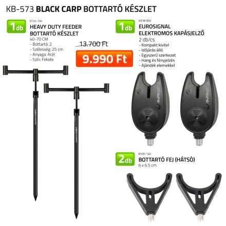 Nevis Black Carp Bottartó készlet