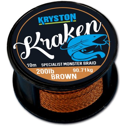 Kriston Kraken Monster Braid 10m 200lbs fonott előkezsinór