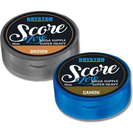 Kriston Score Zero Leadfree leader 45lbs 10m Brown
