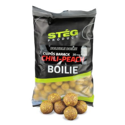 Stég Product oldódó bojli 20mm – csípős barack 1kg