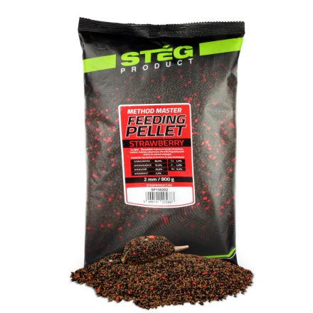 Stég Feeding Pellet 2mm – eper 800g
