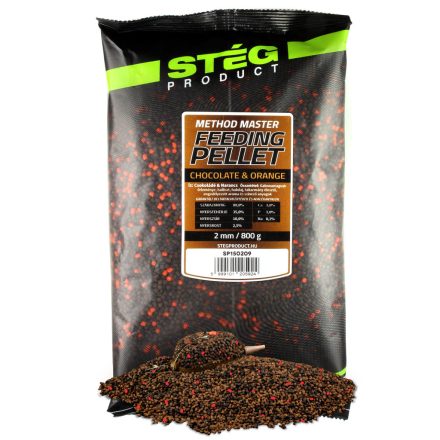 Stég Feeding Pellet 2mm – csoki- narancs 800g