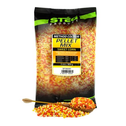 Stég pellet mix 3mm – édes kukorica 800g