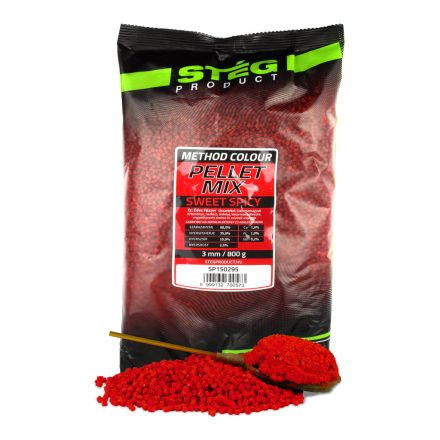 Stég pellet mix 3mm – édes fűszer 800g