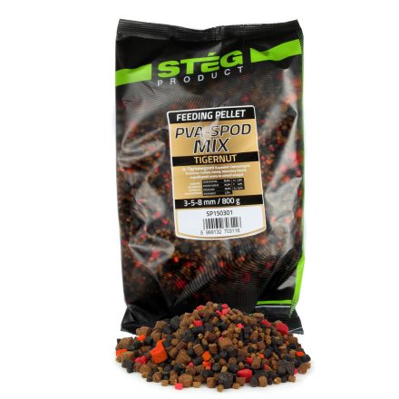 Stég PVA Spod Mix 3-5-8mm – tigrismogyoró 800g