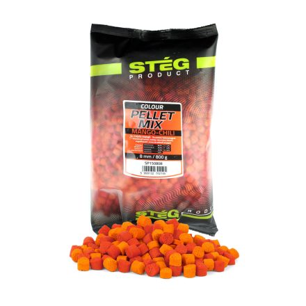 Stég pellett mix 8mm – mango-chili 800g