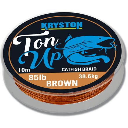 Kriston Ton Up Catfish Braid 10m 85lb fonott előkezsinór