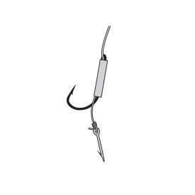   Jaxon csalitüskés method feeder előkötött horog fonott #10 -  0,22mm