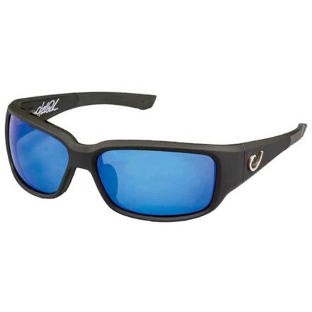 MUSTAD HP  - BLACK FRAME, SMOKE LENS WITH BLUE REVO polarizált napszemüveg