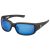 MUSTAD HP - BLACK FRAME, SMOKE LENS WITH BLUE REVO polarizált napszemüveg
