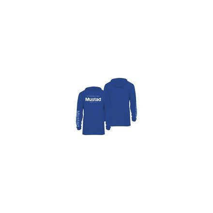 BLUE BRAND LONGSLEEVE UV WITH HOOD - REPREVE+SPANDEX XXL
