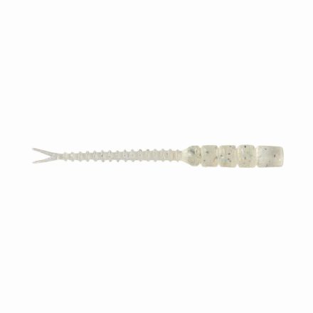 MUSTAD AJI HELLGRAMITE 2'' CLEAR RAINBOW GLITTER 12DB/CSOMAG