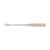 MUSTAD AJI BEAVER TAIL 2.5'' UV CLEAR RED GLITTER 12DB/CSOMAG